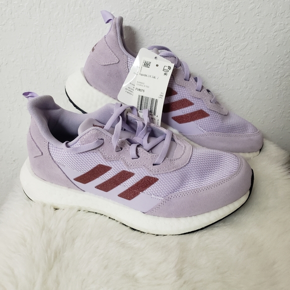 Adidas Unisex RapidaLUX S&L J Running Training Shoes (Big Kid) - Picture 2 of 16